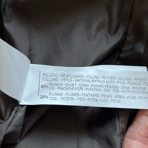 ZARA JACKET DOWN with faux fur collar and hood - Picture 12 of 13